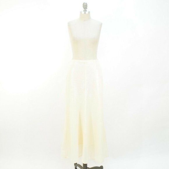Keepsake Ivory Sequin Midi Skirt - Picture 2 of 7